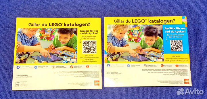1-е и 2-е полугодие 2023 каталоги Лего Швеция