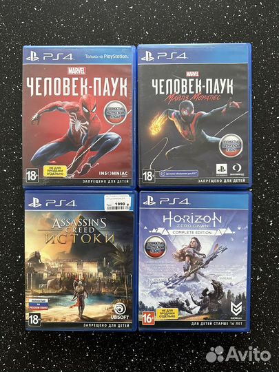 Игры для приставок ps4