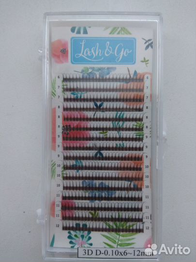 Готовые пучки для наращивания ресниц
