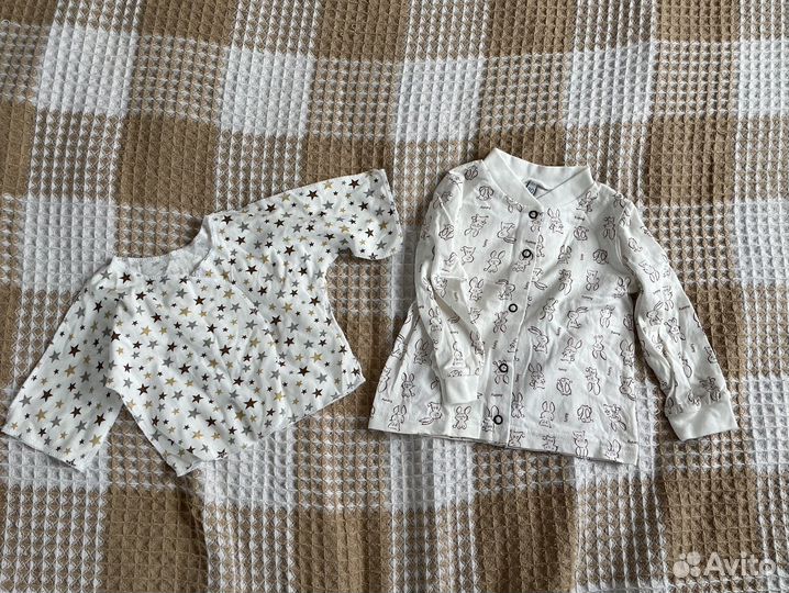 Детские вещи пакетом 62 68 80