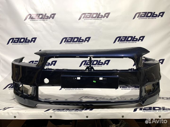 Бампер Mitsubishi lancer X(08) передний Темно-сини