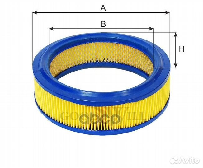 Фильтр воздушный ваз карбюратор (круглый Фильтр)