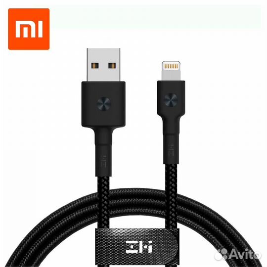 Кабель USB/Lightning ZMI MFi 200 см AL881 черный