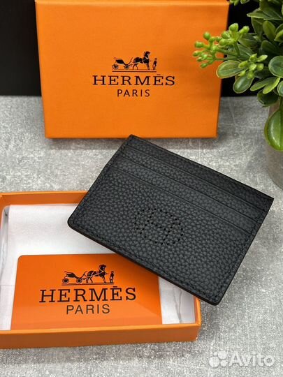 Картхолдер Hermes натуральная кожа