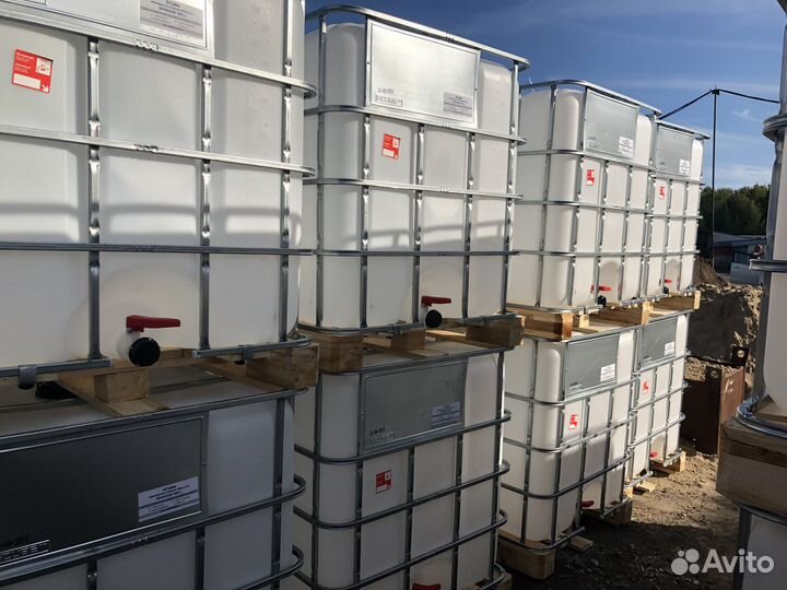 Новые Еврокубы 1000л деревянный поддон Казань