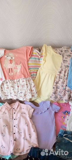 Вещи пакетом на девочку 98