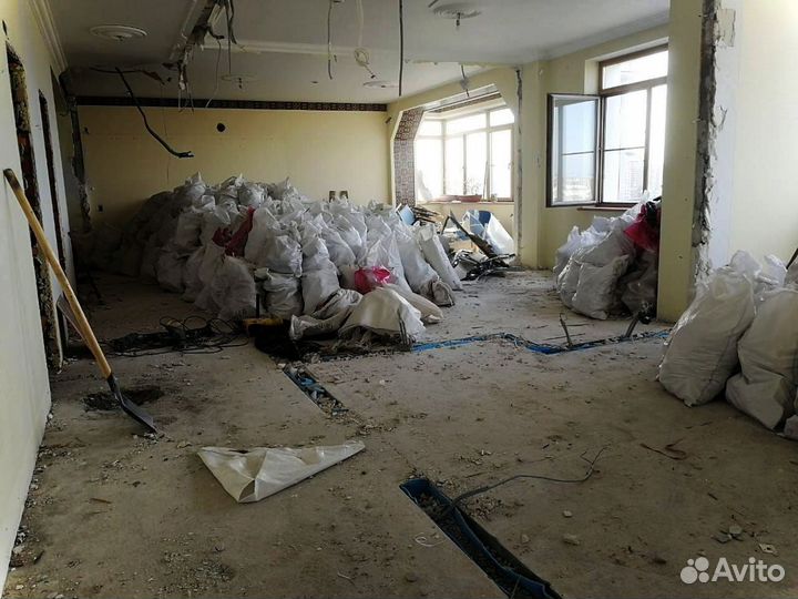 Демонтаж. Демонтажные работы. Вывоз мусора