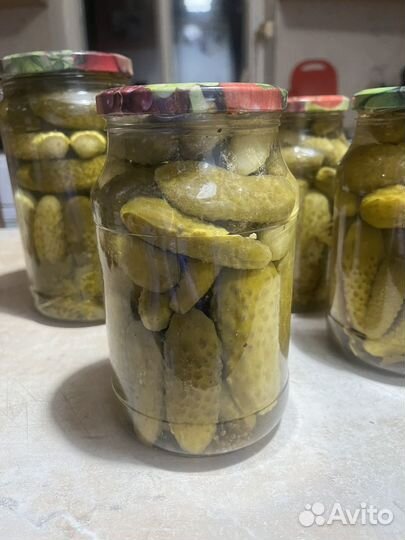 Огурцы маринованные домашние