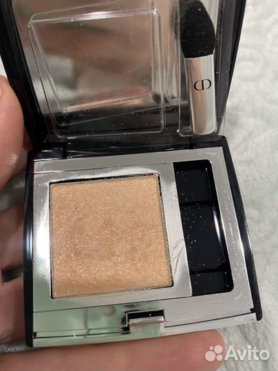 Тени для век оригинал Dior 633 coral look glitter