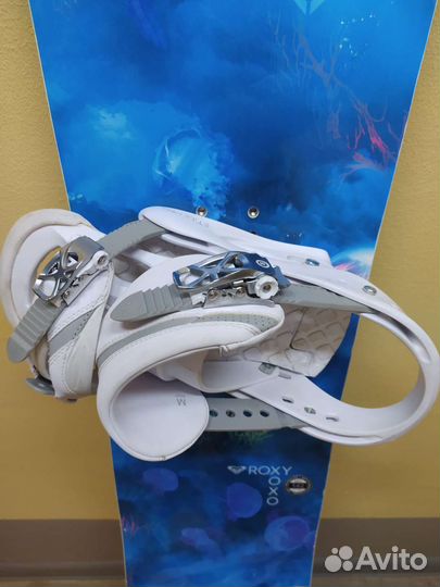 Сноуборд Roxy xoxo +крепления Burton stiletto