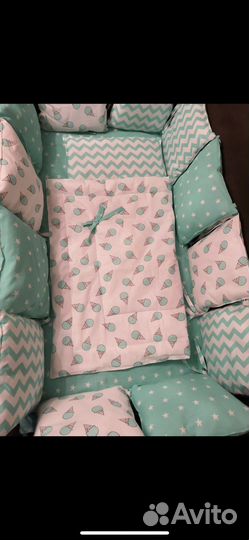 Бортики в детскую кроватку бу