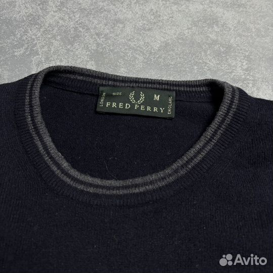 Свитер Fred Perry шерсть оригинал