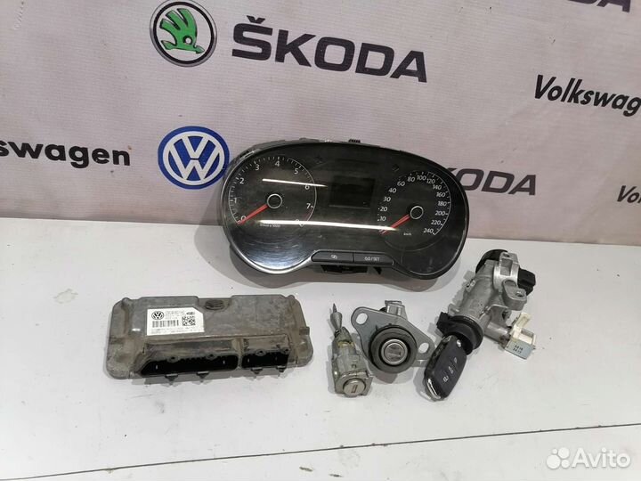 Эбу двигателя cfna Фольксваген Поло 5 седан