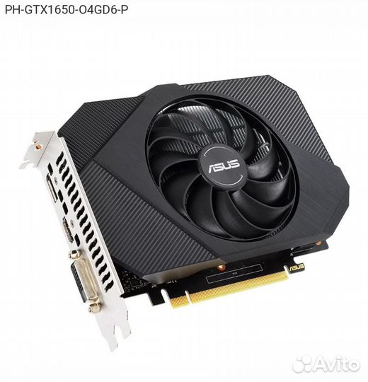 PH-GTX1650-O4GD6-P, Видеокарта Asus nvidia GeForce G