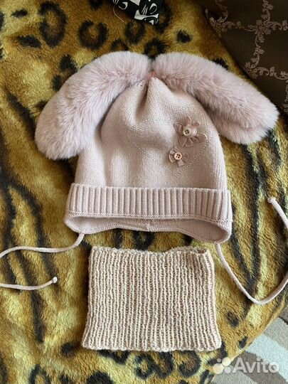 Комплект шапка, шарф