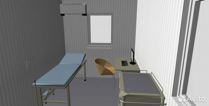 Мобильный медицинский комплекс, медпункт прицеп