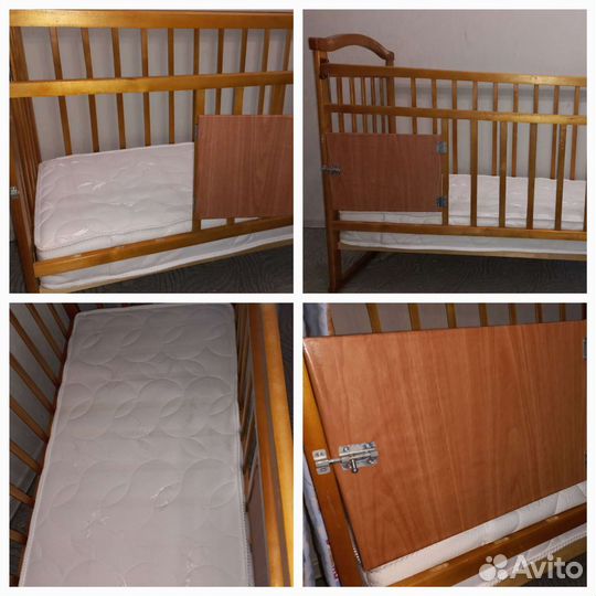 Продам кроватку со всем необходимым малышу