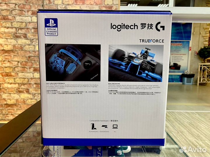 Игровой руль и педали Logitech G923 PS4/PS5/PC