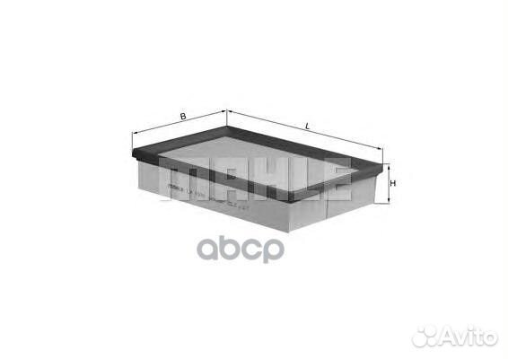Фильтр воздушный LX 1570 Mahle/Knecht