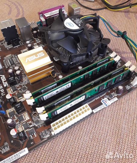 Asus P5QL + Intel Core 2 Duo E8400 + DDR2 8Gb