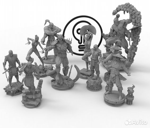 Изготовление фигурок на заказ, статуэтки, по фото