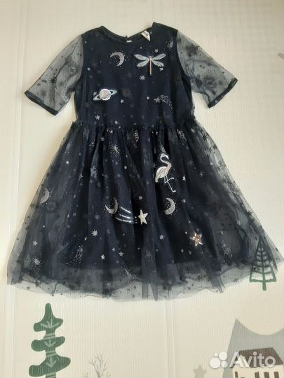 Нарядное платье для девочки 122 128