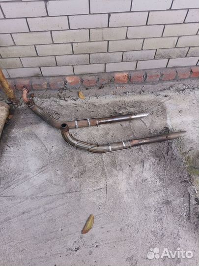 Выхлопная система на Ямаха xvs 1100 Drag Star