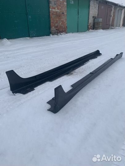 Накладки на пороги honda accord 8