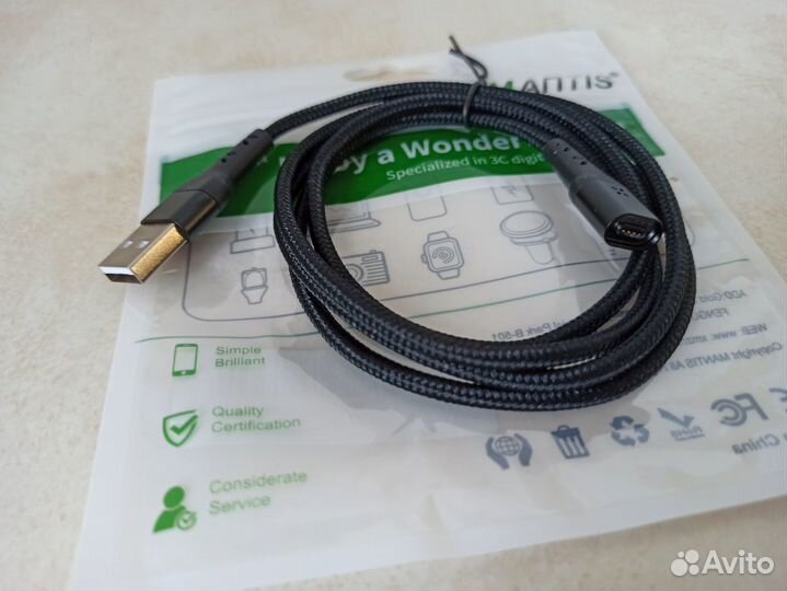 Магнитный кабель mantis с адаптером