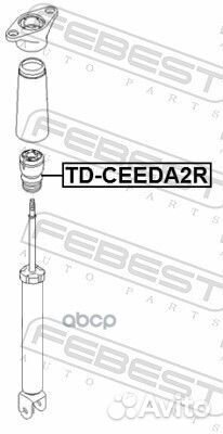Отбойник амортизатора зад прав/лев kdceeda2R