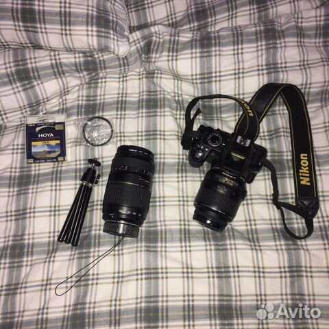Зеркальный фотоаппарат nikon d3100+ новый объектив