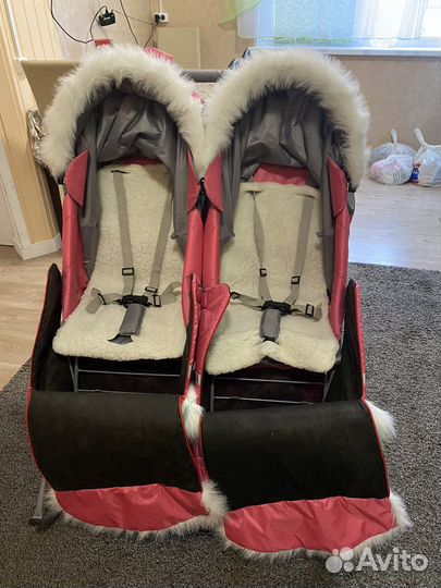 Санки для двойни