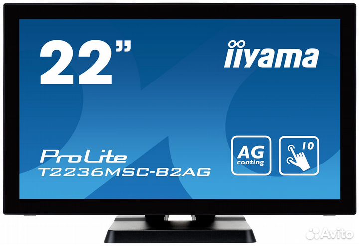 Монитор Iiyama ProLite T2236MSC-B2AG черный