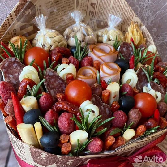 Закусочный букет