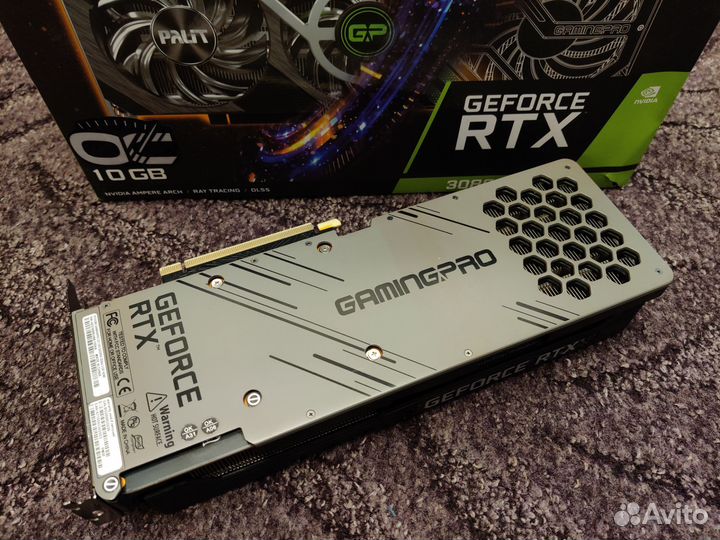 Palit RTX 3080 GamingPro на гарантии