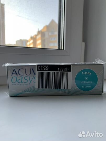 Линзы контактные acuvue oasys 1 day