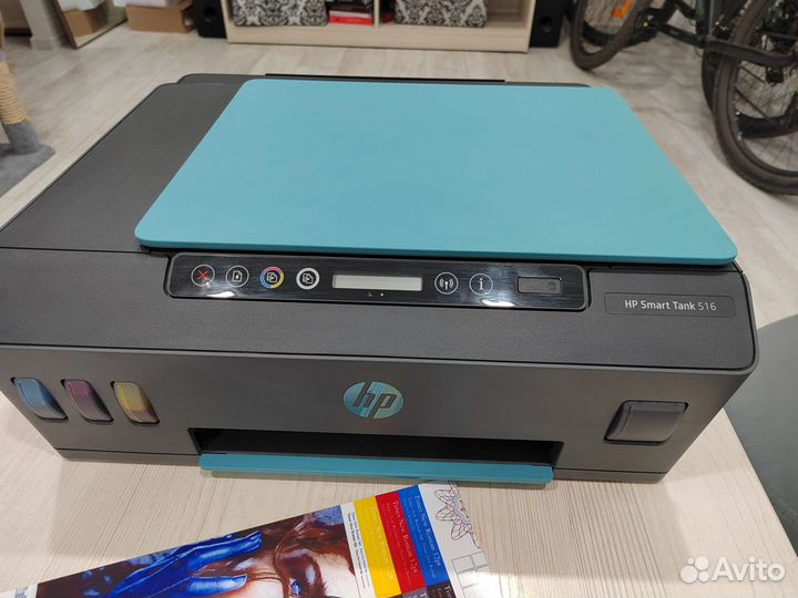 Цветной мфу (принтер/сканер) HP ST 516 с снпч