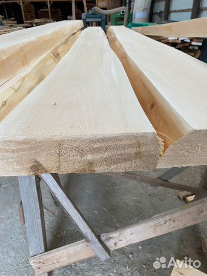 Липа необрезная доска