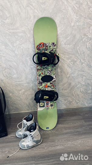 Сноуборд крепления ботинки комплект