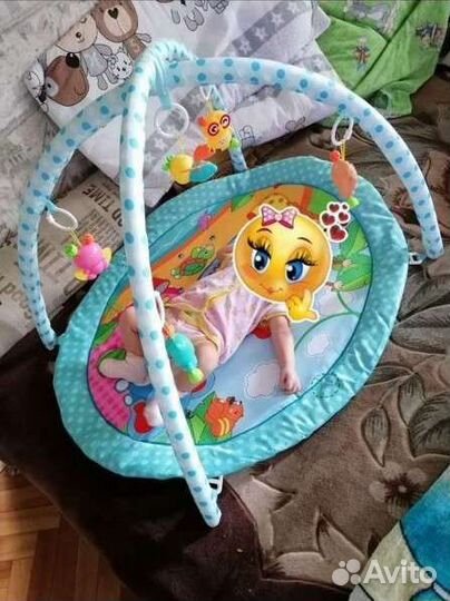 Детский развивающийся коврик
