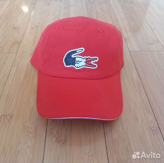 Кепка бейсболка Lacoste красная