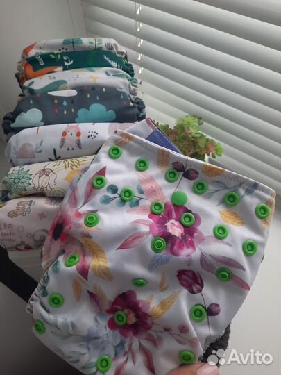 Подгузники многоразовые Happi Flute, GlorYes