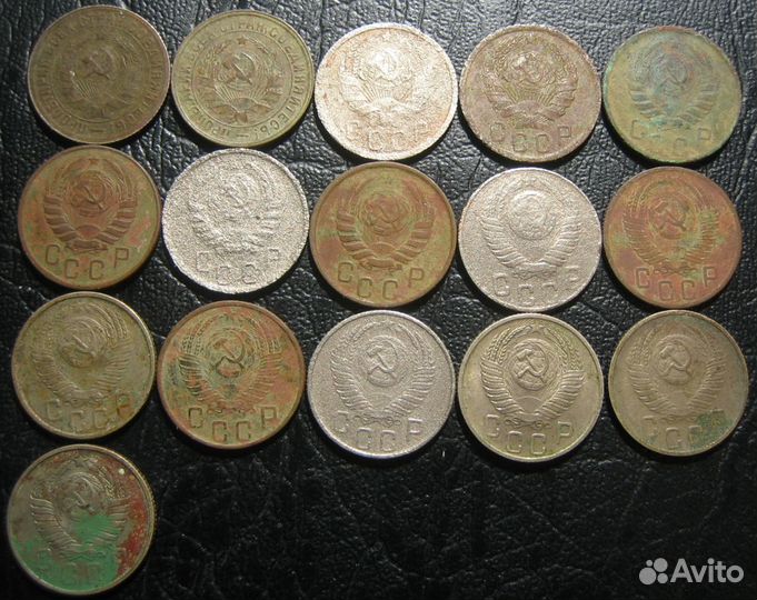 10, 15, 20, 50 копеек и др. монеты 1924-1993 гг