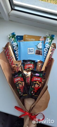 Букеты из конфет