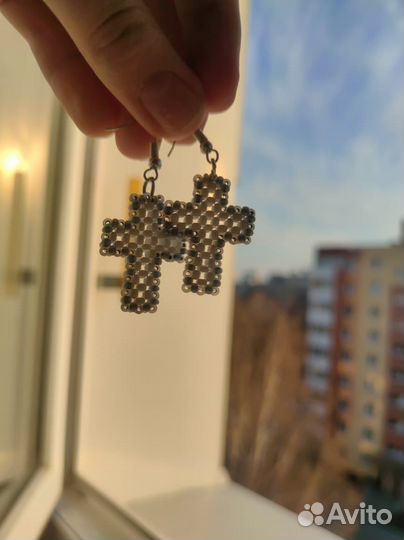 Серьги ручной работы