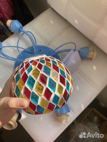 Люстра гелениум 5хЕ14х60 Вт