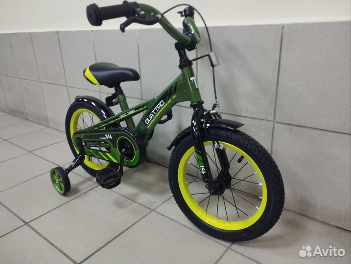 Велосипед детский TechTeam Quattro 14