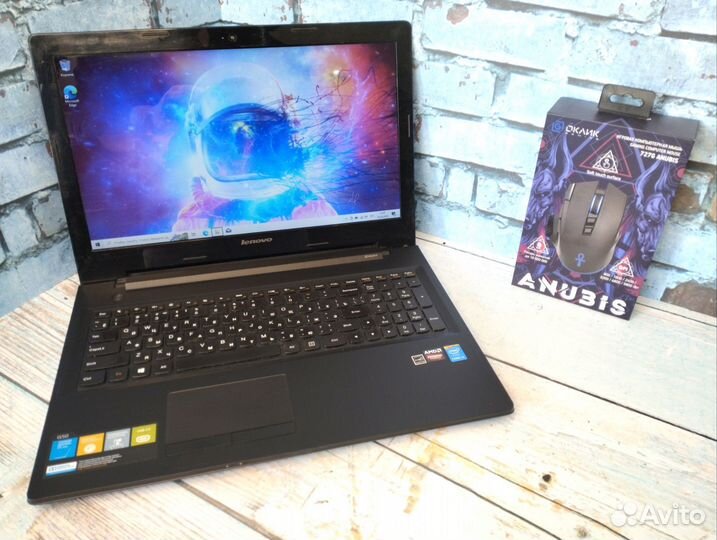 Мощный Lenovo на i3/ RAM 12/ SSD 256/ AMD 8500m