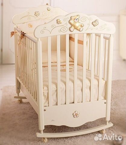 Детская кровать + шкаф + матрац Baby Expert Perla