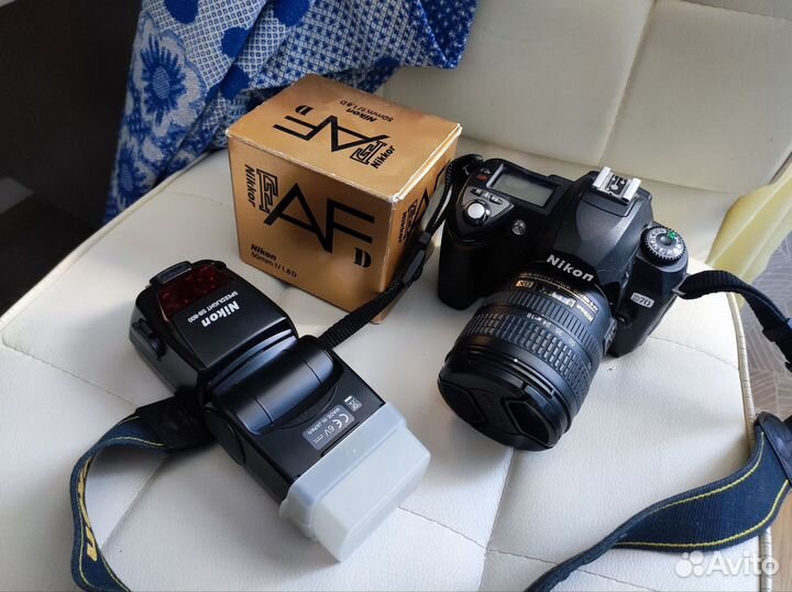 Зеркальный фотоаппарат nikon d70